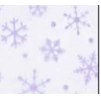Reflections Purple Snowflake on White Wrapping Tissue (20"x30")